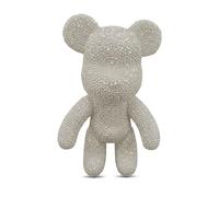 DIY Diamond Violent Bear - Rhinestone Vinyl Figurine Make Your Own Sparkling Crystal Collectible Handcrafted Bling Decor & Creative Craft Kit (Clear)
