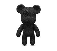 DIY Diamond Violent Bear - Rhinestone Vinyl Figurine Make Your Own Sparkling Crystal Collectible Handcrafted Bling Decor & Creative Craft Kit (Black)