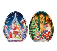 DIY Diamond Xmas Wooden Table Ornament, Diamond Art Painting Christmas 3D Stereo Wooden Home Decoration Desktop Ornaments (Single-Sided Diamond)-#06-2PC