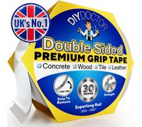 Diy Doctor 30M X 50mm Xl Double-Sided Carpet Tape Clear Heavy-Duty Rug Grip For Hard Floors