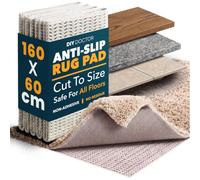DIY Doctor Anti Slip Rug Underlay 160x60cm Rug Gripper - 1 Pack | Matting Roll for Hardwood, Tile and Laminate Floors