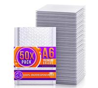 DIY Doctor Padded Envelopes A6, Bubble Mailer Bags, 50 Pack