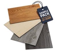 Diy Doctor Self Adhesive Vinyl Floor Tiles, Wood Effect Planks, Sampler