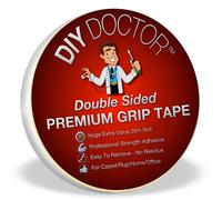 DIY Doctor Xtra Strong Double-Sided Carpet Rug Gripper Tape - 20m Roll, 21mm Wide