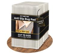 Diy Doctor Xxl Rug Gripper - 2 Pack 200X200Cm - Anti Slip Matting Roll - Rug Underlay For Laminate And Tile Floors