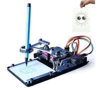 DIY Drawing Robot Kit, Pen Plotter Writing Robot with APP Bluetooth Control, Open Source Programming, Creative Painting Activities for Kids