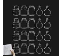 DIY Dried Flower Bookmarks - Twenty Piece Transparent Floral Craft Set, Handmade Plant Insert Cards, Creative Reading Accessories, Student Writing Supplies | Decorative Stationery Collection For Class