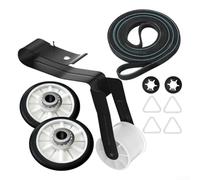 DIY Dryer Repair Kit Featuring Drum Rollers, Idler & Belt, Designed for Compatibility with Various Dryer Brands to Address Common Drum Issues