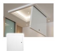 DIY Drywall Access Panel - Waterproof Metal Port Quick Installation in 3 Minutes, Seamless Devise, Durable Aluminum Build(200x200mm)