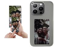 DIY E-Ink Phone Case for iPhone 15 PRO MAX Smart Photo Rear Projection Customiza Phone Case Instantly Display Photos On The Ink Screen Back Cover Personalize Your Phone case
