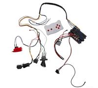 DIY Electric Car Wire and Switch Kit for Kids, Includes 2 4G Remote Control for Safe Operation (RX23 12V A)
