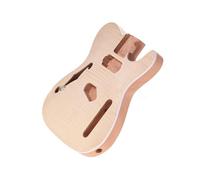 DIY Electric Guitar Body Tiger Pattern Electric Guitar Body Practice Wood Guitar Instrument