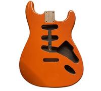 DIY Electric Guitar Kit Music Lovers ST Electric Guitar Body Replacement Parts DIY Accessories(Orange)