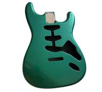 DIY Electric Guitar Kit Professional Performance Type ST Electric Guitar Body Replacement Parts DIY Accessories(Green)