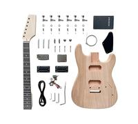 DIY Electric Guitar Kit Right Handed With Mahogany Body Rosewood Fingerboard Build Your Own Guitar