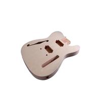 DIY Electric Guitar Kit Semi Hollow Body F Hole Bolt On Mahogany Neck Thinline