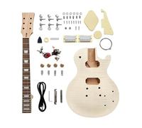 DIY Electric Guitar Kit Solid Body 6 Strings Right-Handed With Mahogany Body Mahogany Neck Rosewood Fingerboard