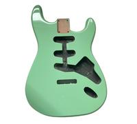 DIY Electric Guitar Kit ST Electric Guitar Body Replacement Parts DIY Accessories Beautiful Appearance(Light green)