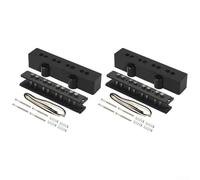 DIY Electric Guitar Pickup Kit for Jazz Bass Complete Assembly with Screws (92MM95MM)