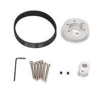 DIY Electric Skatingboard Synchronous Gear and Belt Kit, Aluminum Alloy Skateboard Wheel Pulleys Kit, 31: Gear Speed Ratio with 3mm Pitch Timing Belt, for 5065 5055 Motors with 8mm