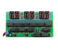 DIY Electronic Clock kit 6 bit Digital Circuit Clock Soldering kit Skill Contest Training Materials for Adults