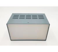 DIY Electronic Enclosure Box Case 4U 175 x 178 x 305 mm. Full Aluminum Blue