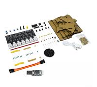 DIY Electronic Piano Kit 12 Tones Soldering Exercises (Keyboard Kit DL) | 12 adjustable sounds, 7 built-in songs, ideal for soldering practice, electronic components included