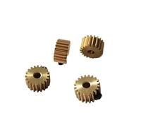 DIY electronic starter Gear 0.5M 20 Teeth 3mm Thickness 6mm DIY Model Sliding table lifting rail Copper Gear MQXFCZUX
