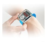 DIY Electronic Watch Assembly Kit with LED Display and Circuit Board Including Dual Time Format and Power Saving Functionality (Azure)