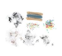 DIY Electronics Component Kit - 1565PCS Assorted Capacitors Diodes Transistors and 1/4W Resistors for All Your Electronic Needs Component