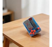 DIY Electronics Kit for Building a Pixel-Based Game Console Designed for Soldering Skill Development and Circuit Understanding in Education (red light)