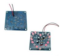 DIY Electronics Kit with Heart Shaped PCB and 18 Red LEDs for Teaching Analog Circuit Principles and Soldering (B)