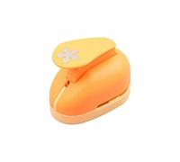 DIY Embossing Corner Paper Punch - Square Hole Puncher, ABS+Metal Scrapbook Shaper for Kids Handmade Crafts, Greeting Cards, Gift Tags| Multi-Shape Craft Tool (Plum blossom)