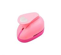 DIY Embossing Corner Paper Punch - Square Hole Puncher, ABS+Metal Scrapbook Shaper for Kids Handmade Crafts, Greeting Cards, Gift Tags| Multi-Shape Craft Tool (Heart shape)