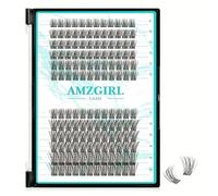 DIY Eyelash Extensions, 144 Pieces, C Curl, Individual Cluster Lashes, Individual Lash Cluster Eyelash Extensions, Super Thin Band, Eyelash Clusters at Home (XP-05.8-16 mm)