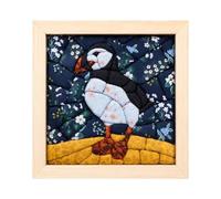 DIY Fabric Patchwork Art Kit with Frame, Hand Craft Kit