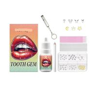 DIY Fashion Teeth Gem Kit - Sparkling Dental Decorations Set for A Stunning Smile(2PCS)
