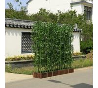 DIY Faux Bamboo Privacy Plant20 PCS NaturalLooking Artificial Bamboo Fencing for Hotel Balcony & Garden Height Options: 1M 1.5M 1.8M Perfect Wall Divider.