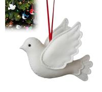 DIY Felt Bird Ornament Craft Kit, Handmade Wool 3D Bird Decorations, Felted Robin Cardinal Hummingbird Ornaments, Christmas Tree Hanging Decor for Home and Gift Making(#A 1Pc)