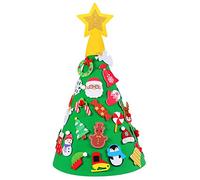 DIY Felt Tree with 29PCS Ornaments Kids Handmade Xmas Education Toy for Home Party Decor