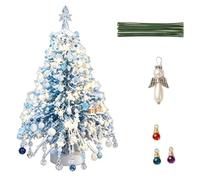 DIY Festive Beading Kit | Crystal Bead Christmas Tree Set with ABS Base