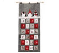 DIY Fill Your Own Advent Calendar Grey Penguin Reusable Christmas Countdown Advent Calendar 2025 Gift Present Idea
