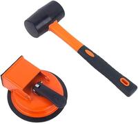 DIY Floor Gap Fixer With Suction Cup And Rubber Mallet, Equipped With Cuttable Pads And Felt Noise-Reducing Layer, For Wood Composite Flooring Repairs(2). Ideal for Professional Workshop, Home DIY ...
