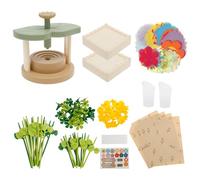 DIY Flower Bouquets Kit Fabric Flowers Making Kit for Kids Ages 4-8 Creative Artificial Flower Bouquets Toys Set Full Craft Components for Educational Skill Building