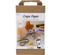 DIY Flower & Paper Craft Kits Collection Crepe Paper & Pipe Cleaners Sustainable