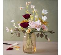 DIY Flower & Paper Craft Kits Collection Crepe Paper & Pipe Cleaners Sustainable