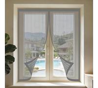 DIY Fly Screen Windows 180 x 125 cm with Selfadhesive Window Nets to Keep Bugs Out Fine Mesh Design Prevents Tiny Insects from Entering for Windows Doors and Patio Screens, Grey