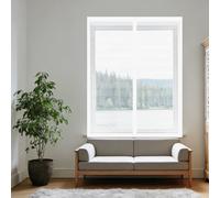 DIY Fly Screen Windows 60 x 100 cm Selfadhesive Tape Insect Mesh Mosquito Net Window Excellent Ventilation While Blocking Bugs for Living Room Bedroom Offfice, White