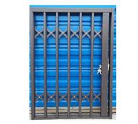 DIY Foldable WindowBarsLockable & Invisible Design Easy Install Aluminum for Shops Warehouses Factories60x60cm 80cm 90cm 100cm Opts