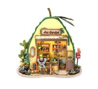 DIY Forest Fruit Town Mini Dollhouse Kit Adult Assembly Kit 3D Wooden Puzzle Creative Home Decor (Koala's Fresh Milk Shop）